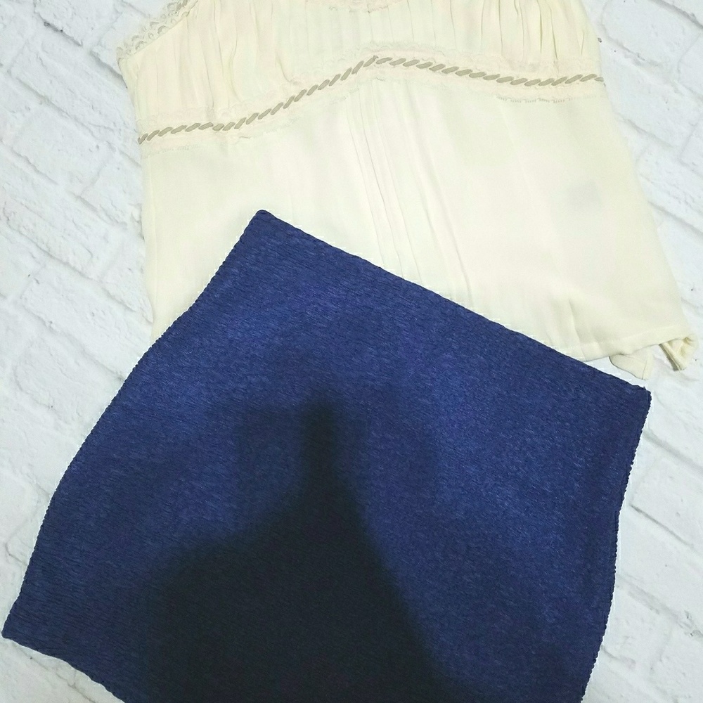 BCBG Mini skirt in cobalt blue